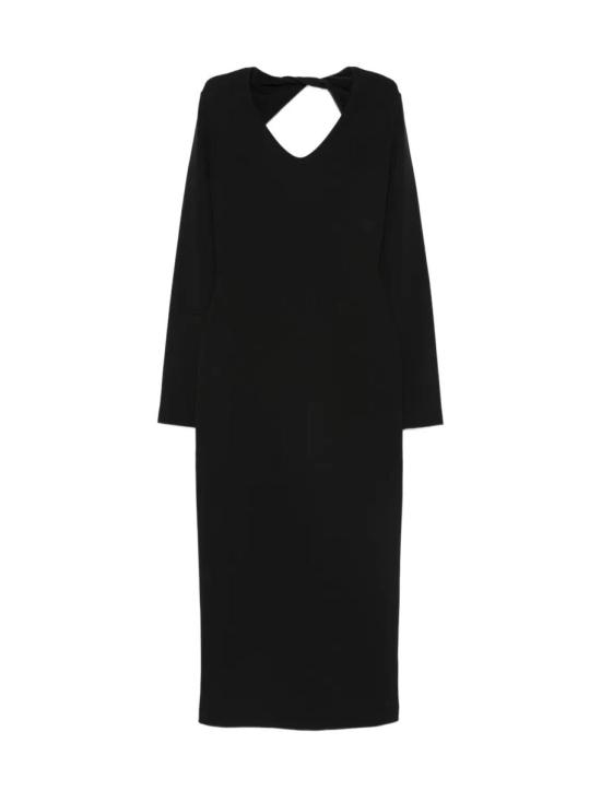 25FW 엠포리오 아르마니 롱 원피스 EW002000AF16065UC001 Black