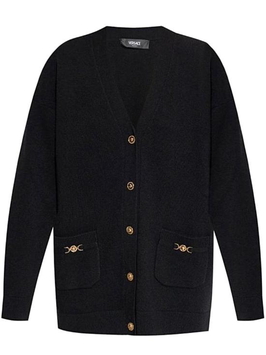 25SS 베르사체 가디건 1014091 1A11287 Nero Black - VERSACE