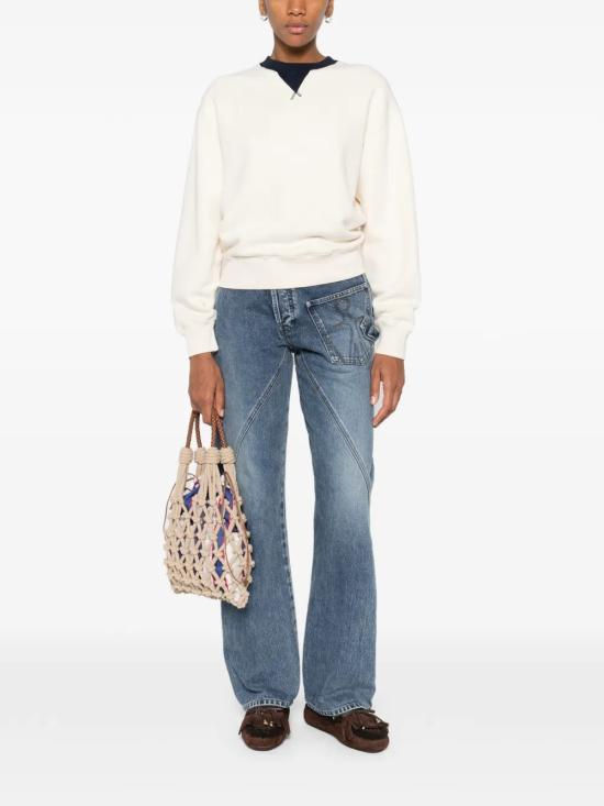 26SS JW앤더슨 긴팔 티셔츠 JW0253PG1901363 White - JW ANDERSON