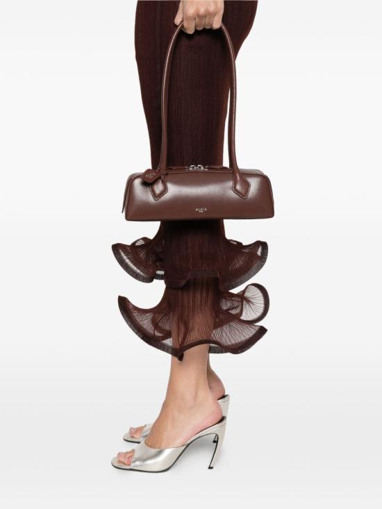26SS 알라이아 숄더백 AA1S06029CA212 743 Leather Brown - ALAIA