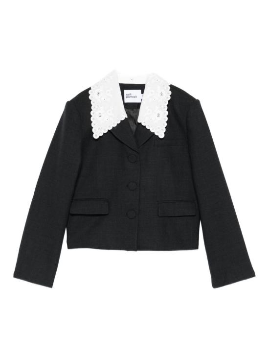 26SS 셀프 포트레이트 수트 자켓 RS26 069J GR GREY Grey