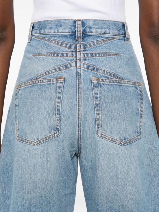 26SS 알라이아 데님 팬츠 AA9P0176D015C A21 Clear Blue - ALAIA