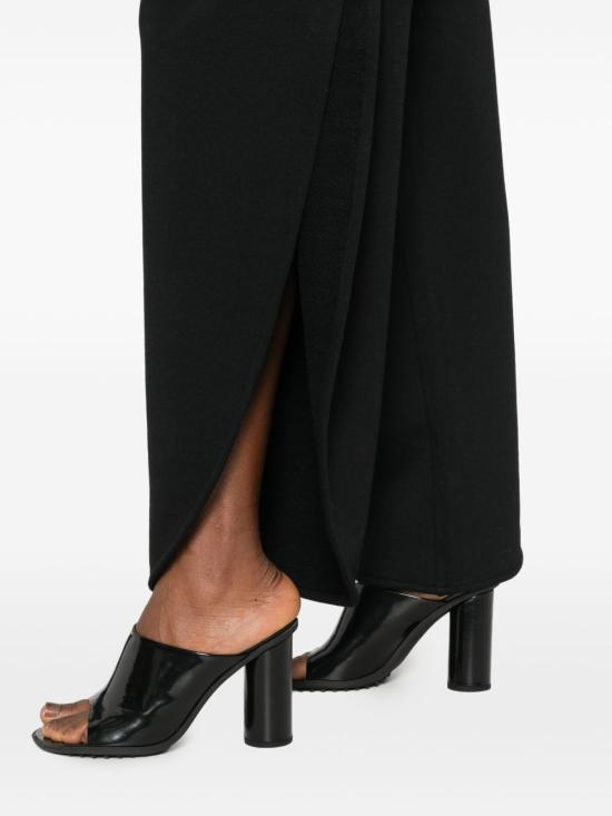 26SS 알라이아 스트레이트 팬츠 AA9P1299J094C 999 Nero - ALAIA