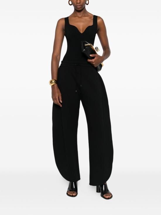 26SS 알라이아 스트레이트 팬츠 AA9P1299J094C 999 BLACK - ALAIA