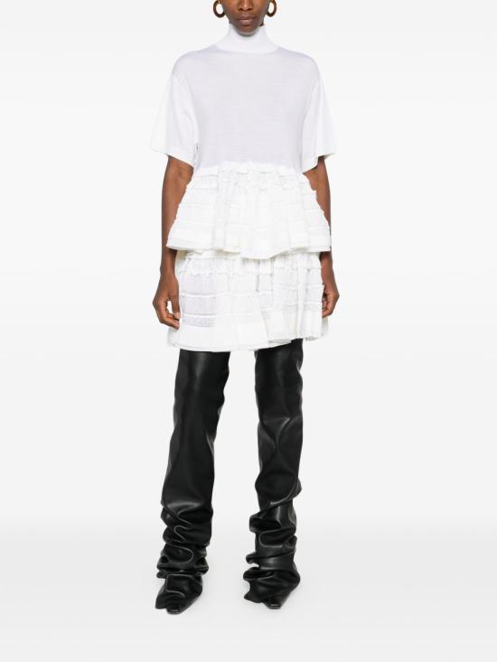 26SS 알라이아 미디 스커트 AA9J2480K164C 000 White - ALAIA