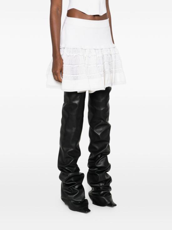 26SS 알라이아 미디 스커트 AA9J2480K164C 000 White - ALAIA