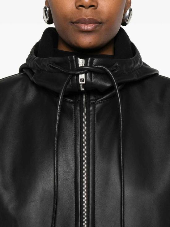  스포트막스 가죽 자켓 ADUNCO123047003 Black - SPORTMAX