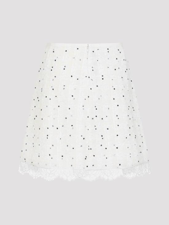 25FW 지암바티스타 발리 숏 원피스 25FWPVCA204128LINM019 White - GIAMBATTISTA VALLI