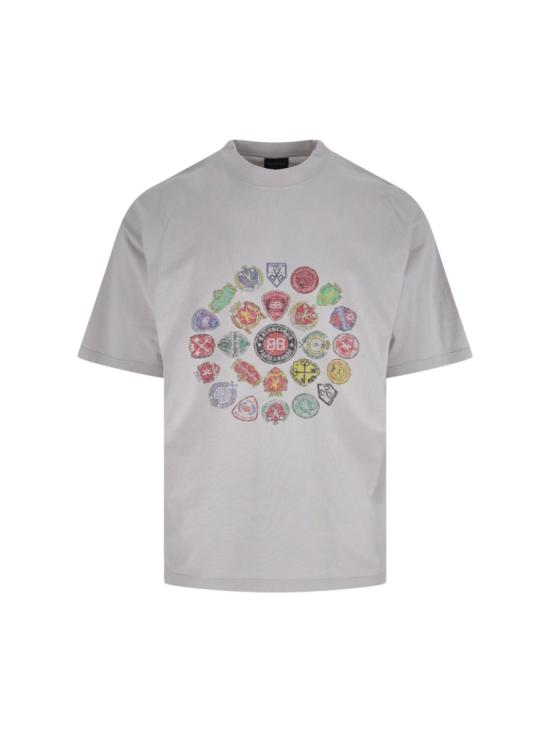 25FW 발렌시아가 반팔 티셔츠 764235 TTVH49012 White