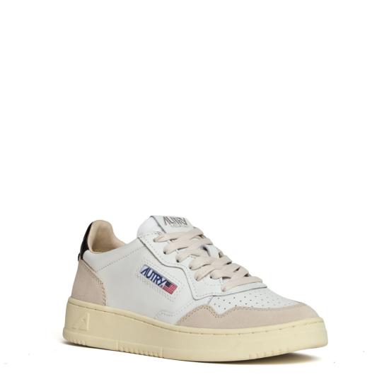 26FW 오트리 메달리스트 로우 레더 스니커즈 AULWLS21 White - AUTRY