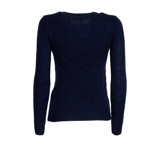 26FW 폴로 랄프로렌 폴로 자수 케이블 니트 스웨터 211971865003 Blue - POLO RALPH LAUREN