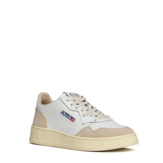 26FW 오트리 메달리스트 로우 레더 스니커즈 AULWLS33 White - AUTRY