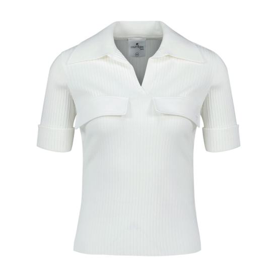 26SS 쿠레쥬 반팔 티셔츠 126MPO053FI0001 0001 white