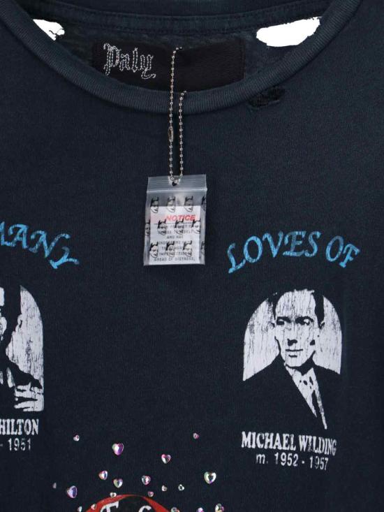 25FW 팔리 할리우드 반팔 티셔츠 2U003Q3009VBK Black - PALY HOLLYWOOD