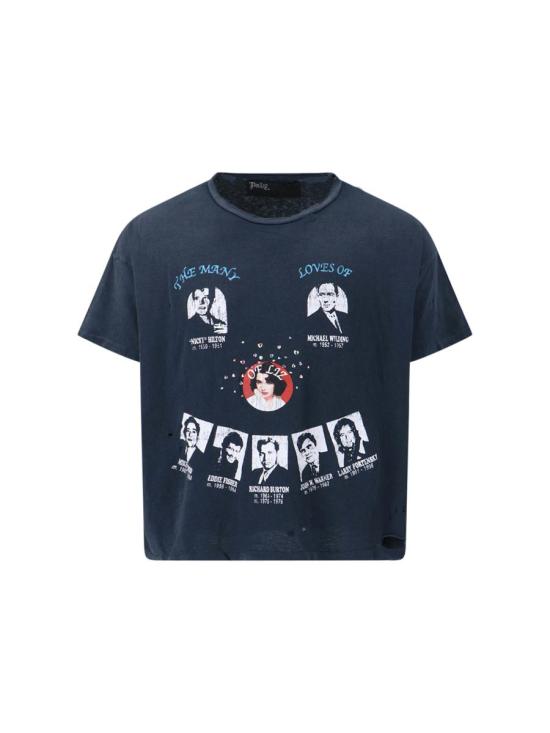 25FW 팔리 할리우드 반팔 티셔츠 2U003Q3009VBK Black