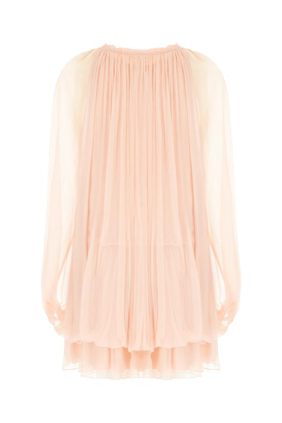 26SS 끌로에 미디 원피스 CH26SRO02001 6L6 TAN ROSE - CHLOE