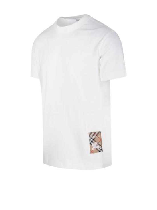 25FW 버버리 반팔 티셔츠 8102254 B7078 CHALK - BURBERRY