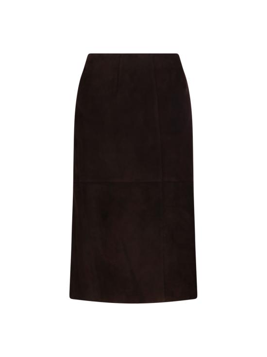 25FW 파로쉬 미디 스커트 MONET25W D621524 086 TESTA DI MORO - PAROSH