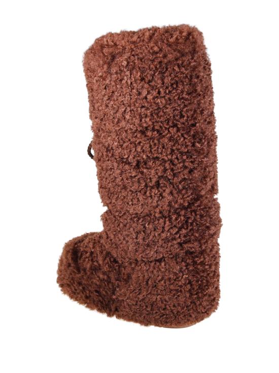 25FW 문부츠 아이콘 컬리 엑스트라 부츠 80D1403070 M010 DARK BROWN - MOON BOOT