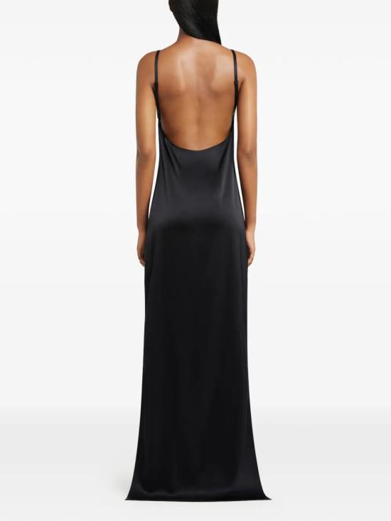 26SS 쿠레쥬 롱 원피스 126CRO805TA00079999 Black - COURREGES