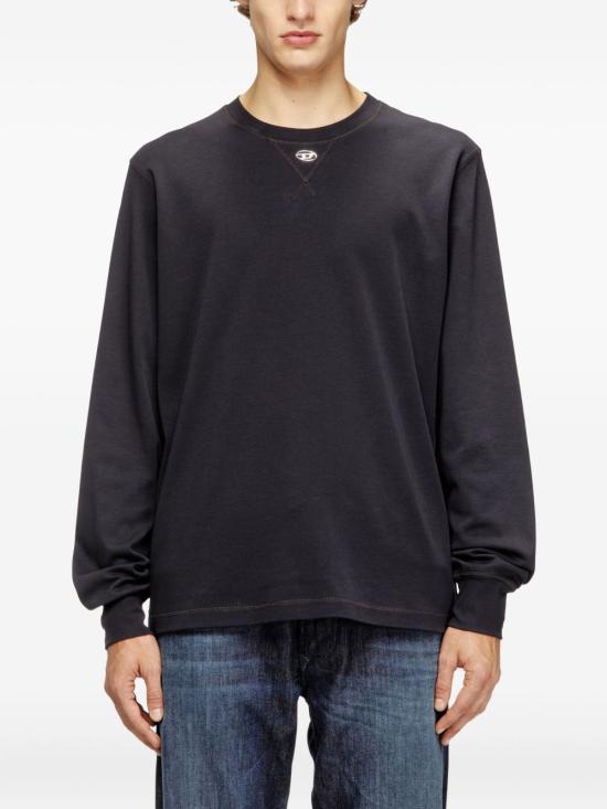 26SS 디젤 반팔 티셔츠 A19967 0AIJU9XX Black - DIESEL