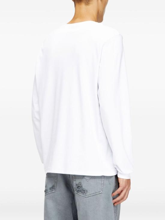 26SS 디젤 반팔 티셔츠 A19967 0AIJU100 White - DIESEL