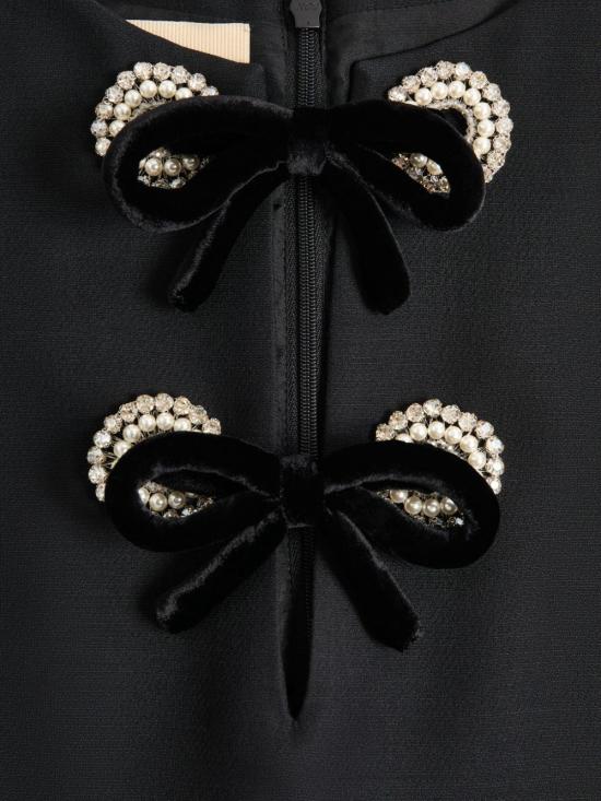 26SS 발렌티노 가라바니 미디 원피스 BVAHF01CF NUD Black - VALENTINO GARAVANI