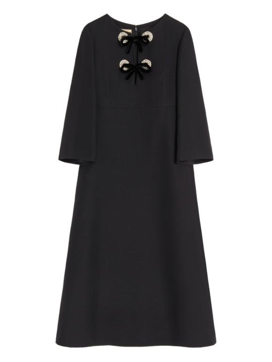 26SS 발렌티노 가라바니 미디 원피스 BVAHF01CF NUD Black