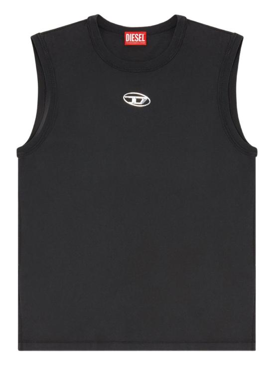 26SS 디젤 민소매 티셔츠 A21743 0JMBB900 Black