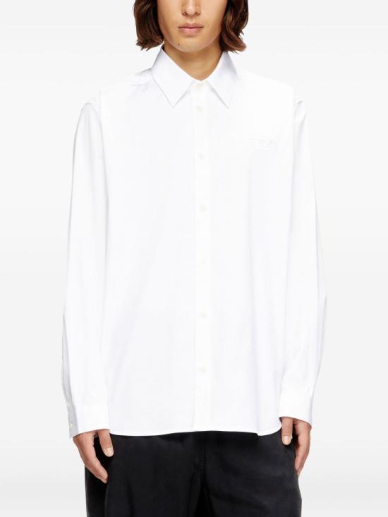 26SS 디젤 긴팔 셔츠 A20472 0GSBH100 White - DIESEL