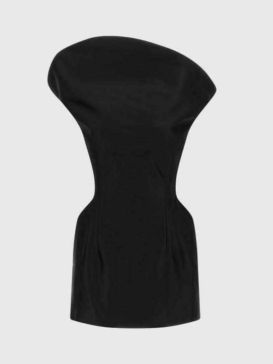 25FW 마그다뷰트림 롱 원피스 248725 Black