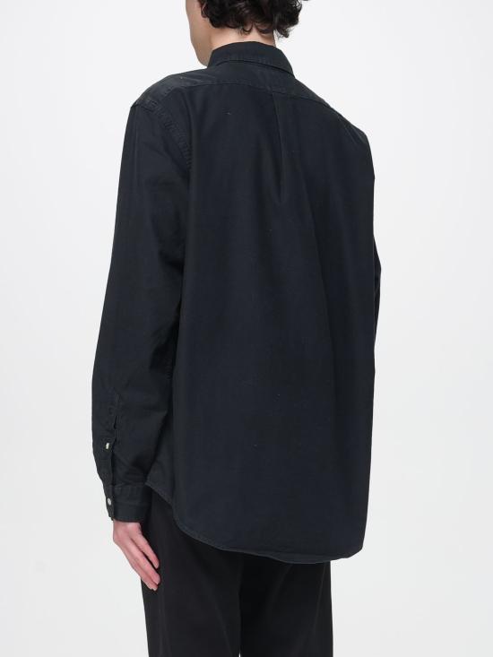 26SS 폴로 랄프로렌 커스텀 핏 버튼 다운 셔츠  710772290 001 Black - POLO RALPH LAUREN