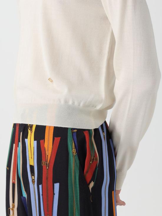 25FW 모스키노 스웨터 09095501 0002 White - MOSCHINO