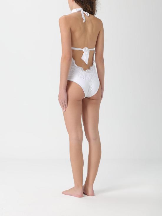 25FW 에르마노 설비노 원피스 수영복 D464Y700LVY 10601 White - ERMANNO SCERVINO