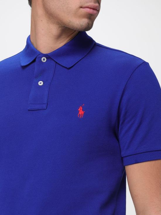 26SS 폴로 랄프로렌 폴로 티셔츠 710795080 001 Blue 1 - POLO RALPH LAUREN