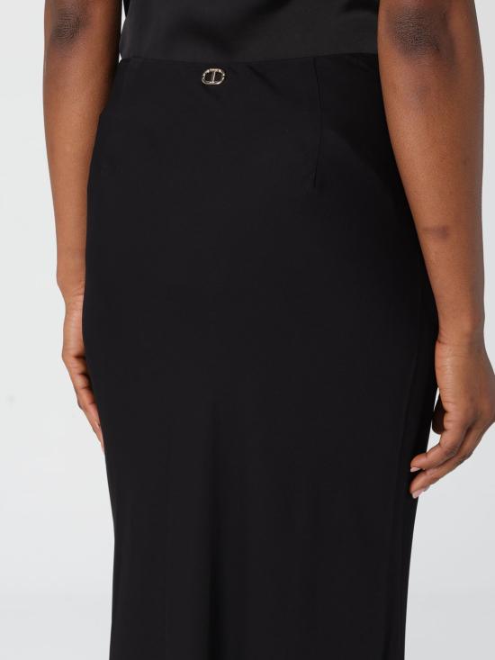 25FW 트윈셋 롱 스커트 251TT2193 00006 Black - TWINSET