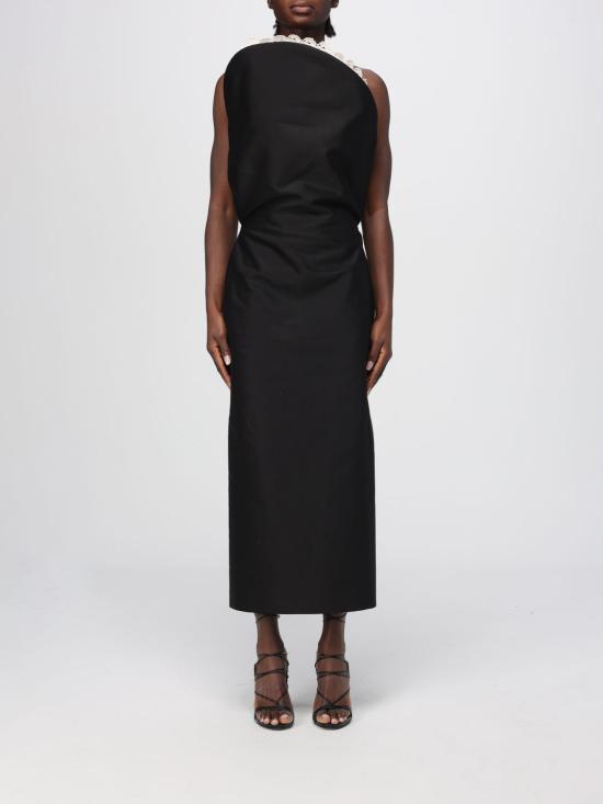 26SS 마그다뷰트림 롱 원피스 164725 Black