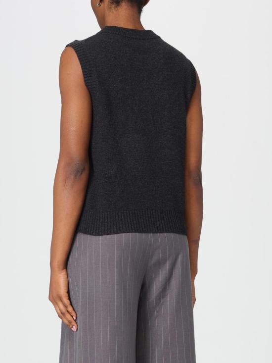 26SS 가니 베스트 A1070264 252 Charcoal - GANNI