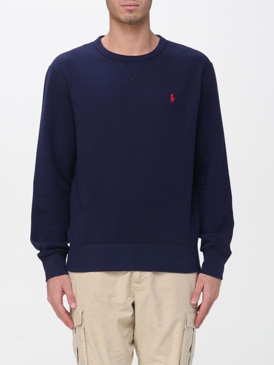 26SS 폴로 랄프로렌 포니 로고 자수 맨투맨 710766772 003 Blue