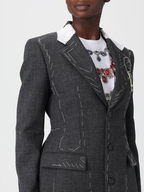 25FW 모스키노 코트 06035417 3500 Grey - MOSCHINO