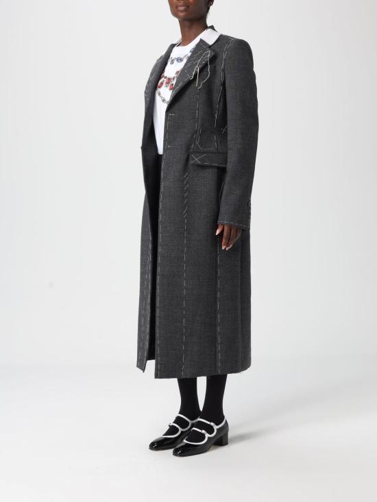 25FW 모스키노 코트 06035417 3500 Grey - MOSCHINO