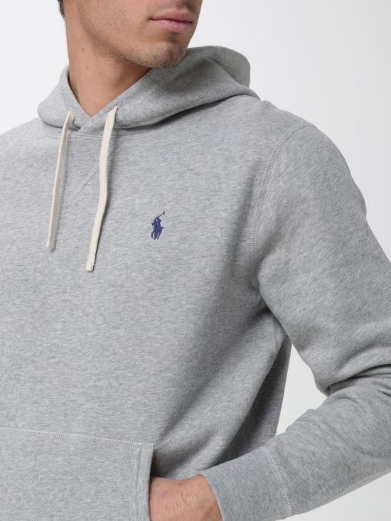 26SS 폴로 랄프로렌 포니 자수 플리스 후드 티셔츠 710766778 006 Grey - POLO RALPH LAUREN