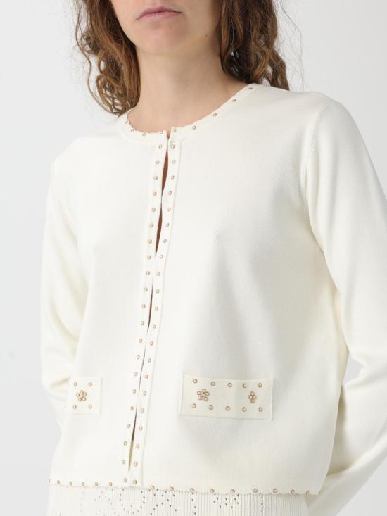 25FW 트윈셋 가디건 252TP3270 00282 White - TWINSET