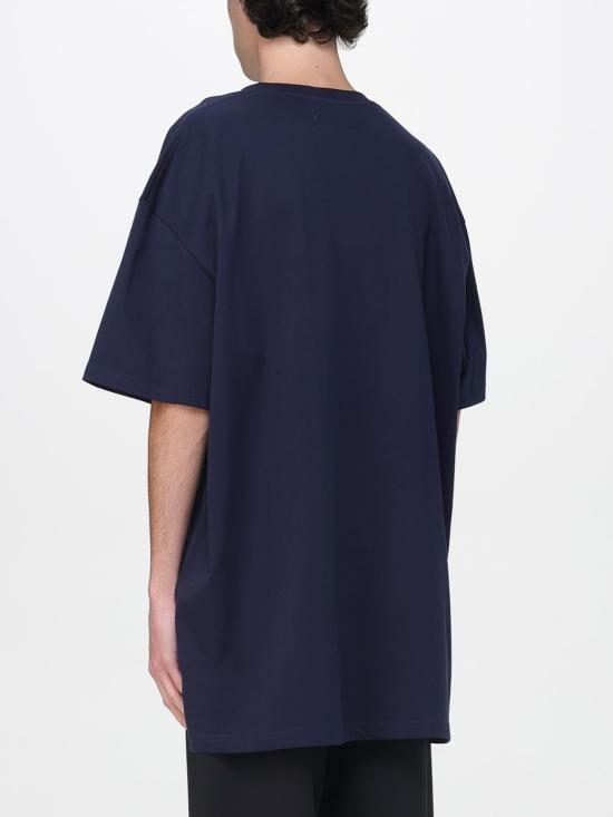 25FW 비비안웨스트우드 반팔 티셔츠 3G01004BJ001M K401 Blue - VIVIENNE WESTWOOD