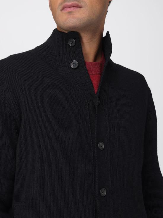 25FW 인코텍스 스웨터 810100ZR229 Z0015 Black - INCOTEX