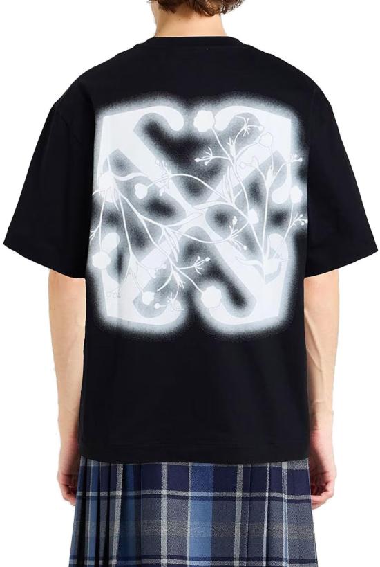  오프화이트 셔츠 44MAA120G5J0041001 BLACK - OFF WHITE