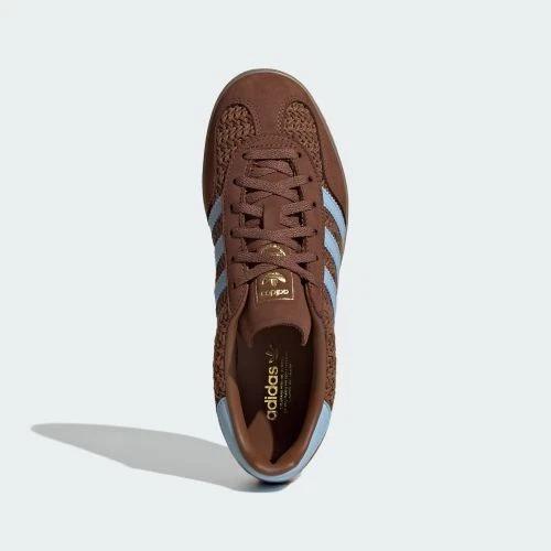  아디다스 가젤 인도어 스니커즈 JS1417 Preloved Brown Clear Sky Gum DOM - ADIDAS