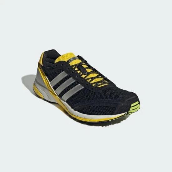  아디다스 스니커즈 JP7635 Core Black Silver Metallic Yellow DOM - ADIDAS