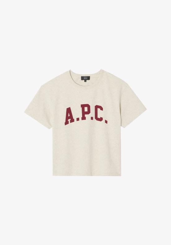 25FW 아페쎄 반팔 티셔츠 COHBQF26554APG ECRU DOM