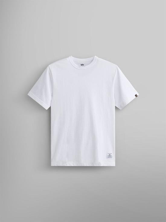  알파 반팔 티셔츠 UTE54000PK WHITE DOM